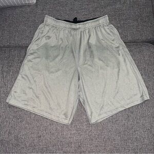 Nike Dri-Fit Grey Gym Workout Shorts Size Large